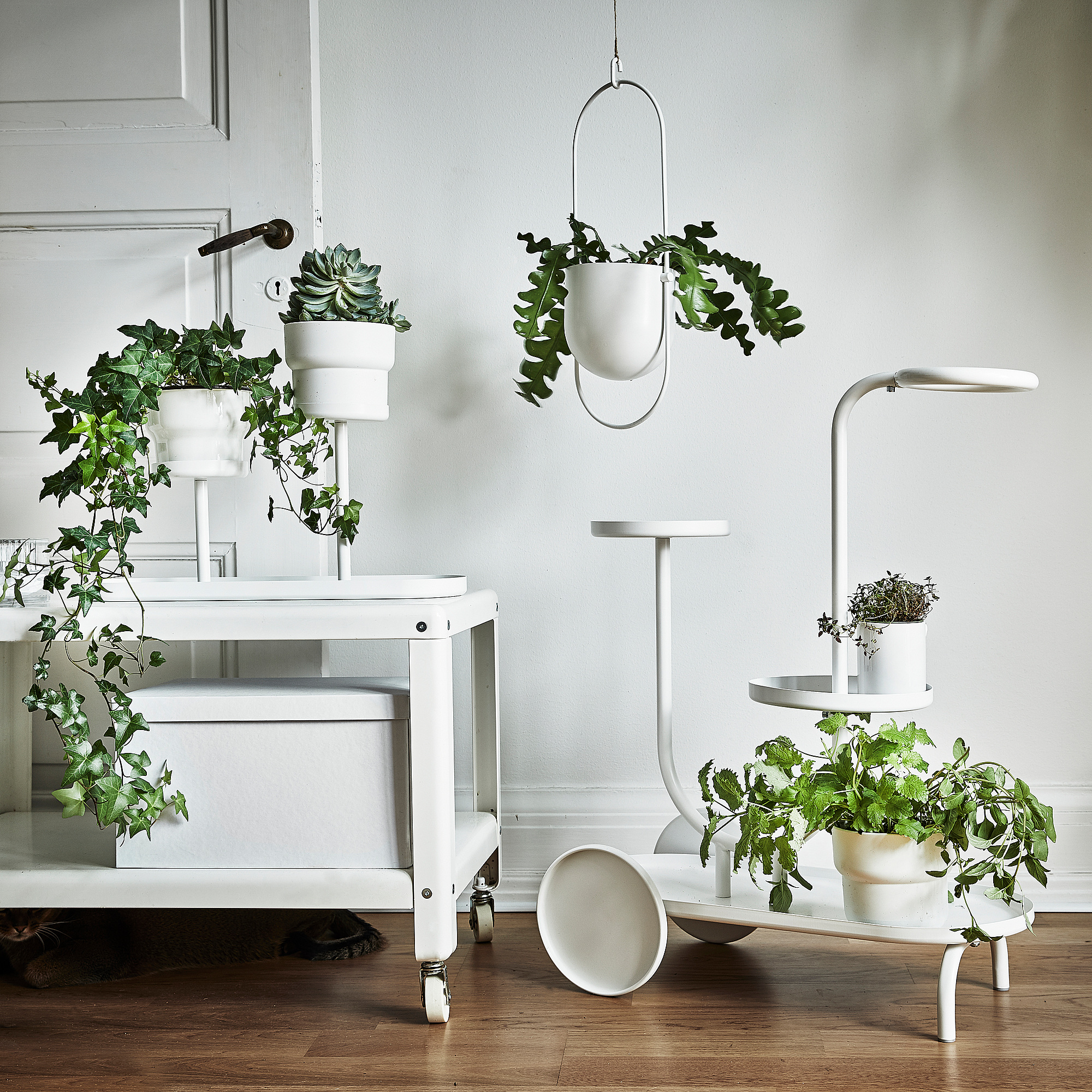 Chilistran 掛式花盆架 室內 戶外用白色 Ikea 香港及澳門