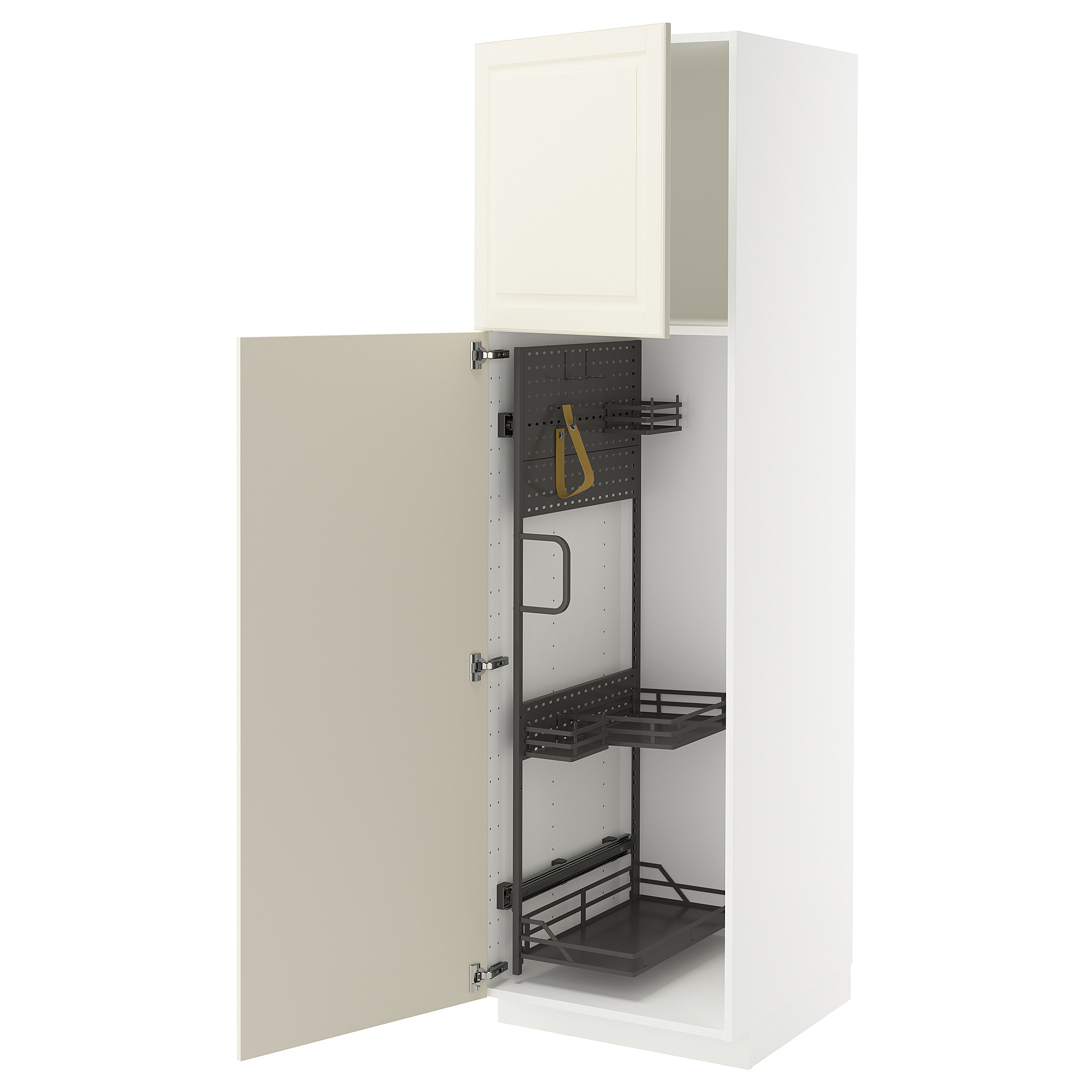 METOD 高櫃連清潔用品櫃內配件