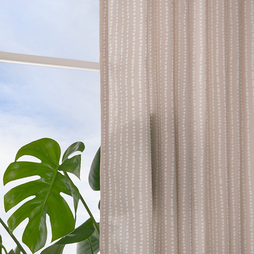 MÄSTERROT curtains, 1 pair