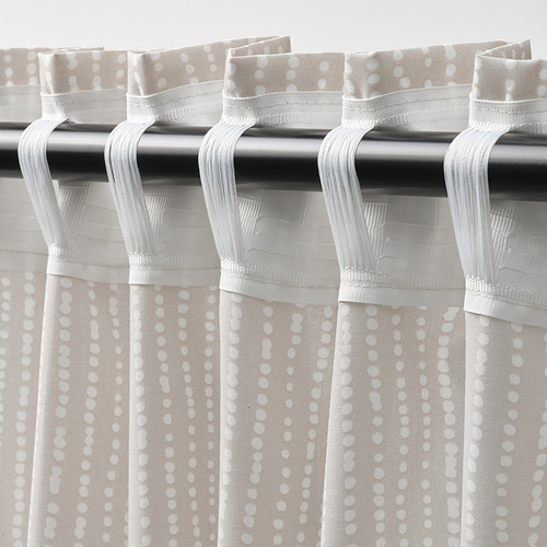 MÄSTERROT curtains, 1 pair