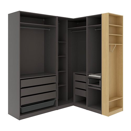 PAX corner wardrobe