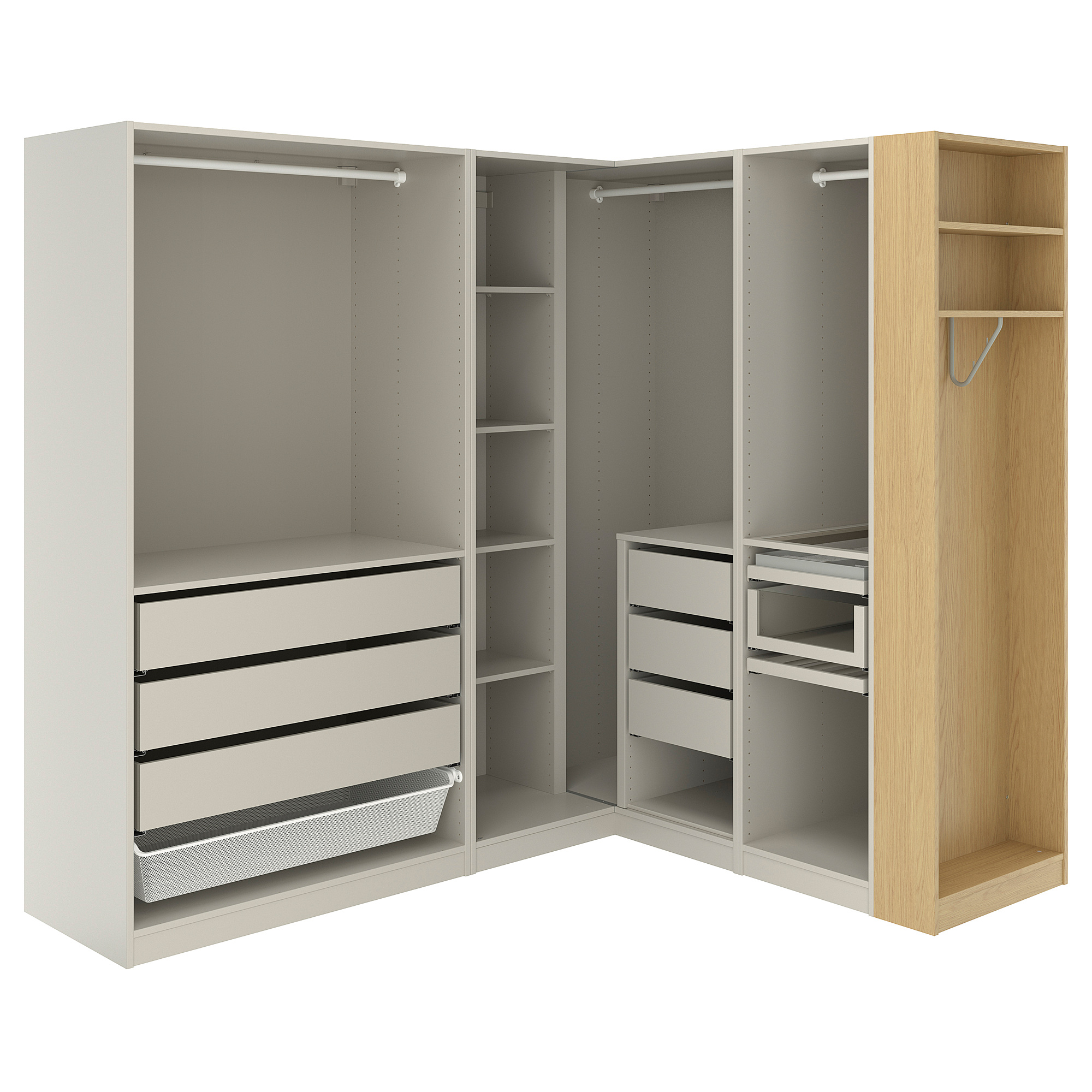 PAX corner wardrobe