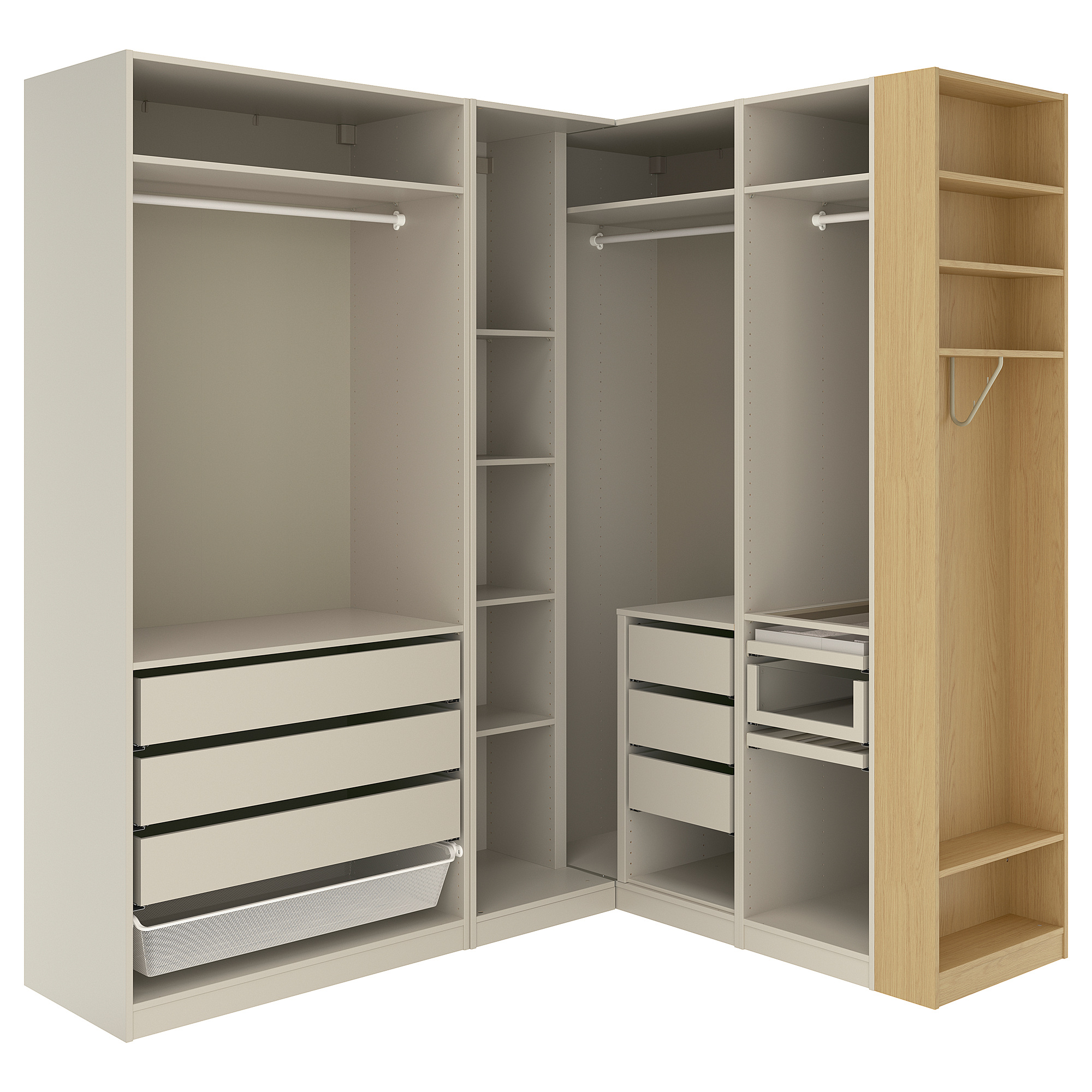 PAX corner wardrobe