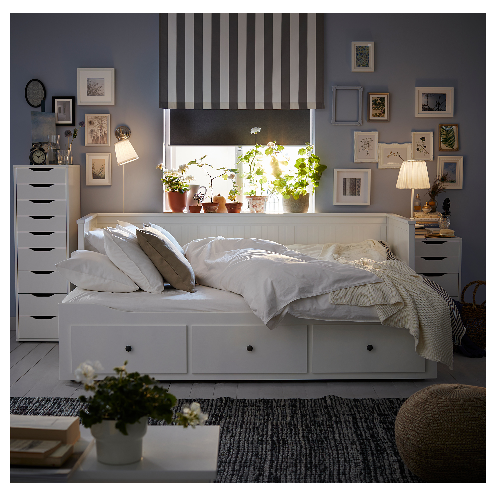 HEMNES - Day-bed Frame With 3 Drawers, White IKEA Hong Kong - HEMNES - Day-bed Frame With 3 Drawers, White IKEA Hong Kong