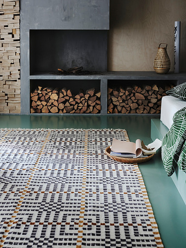 VAMDRUP rug, flatwoven
