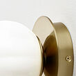 AKTERSPRING wall lamp, wired-in installation