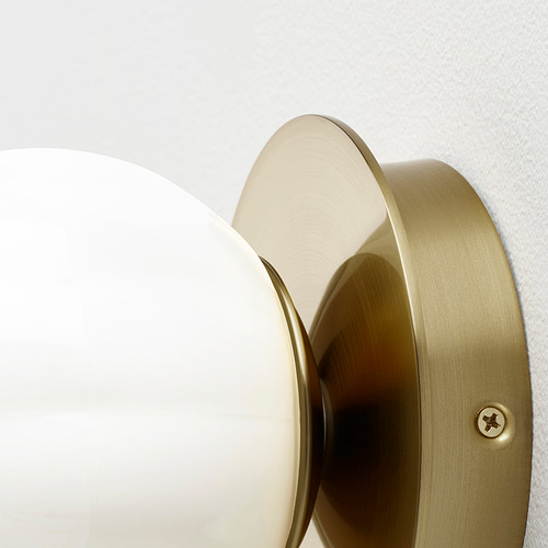 AKTERSPRING wall lamp, wired-in installation