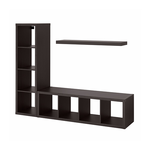 LACK/KALLAX storage combination with shelf
