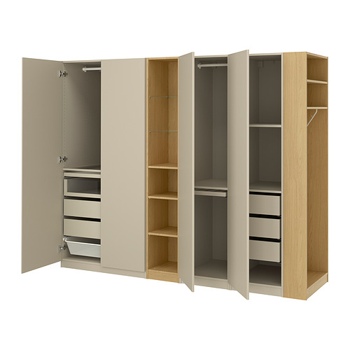 PAX/REINSVOLL wardrobe combination