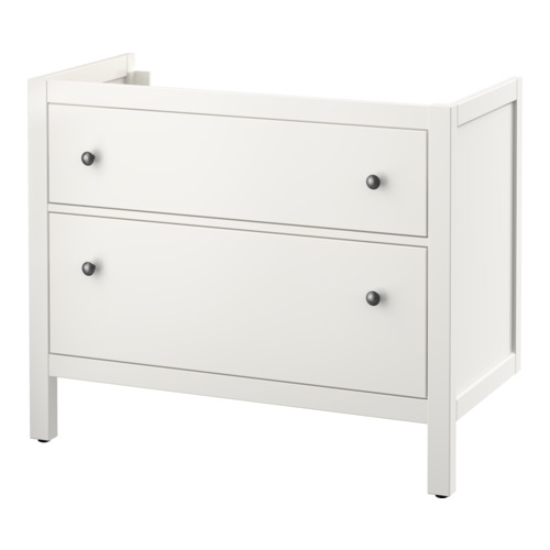 HEMNES 雙抽屜洗手盆櫃