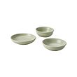 MOSSMAL plate/bowl set of 3