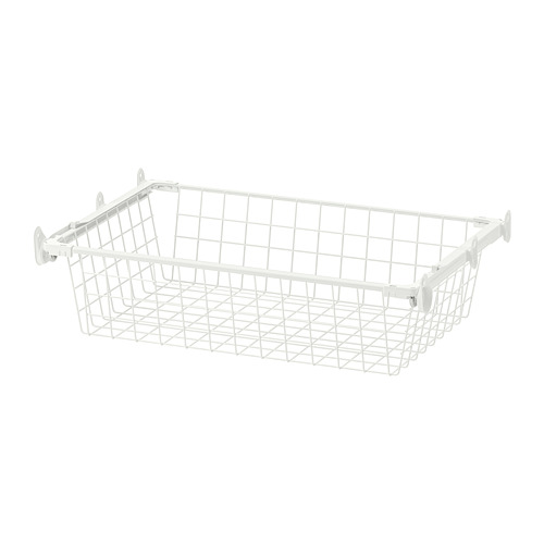 HJÄLPA wire basket with pull-out rail