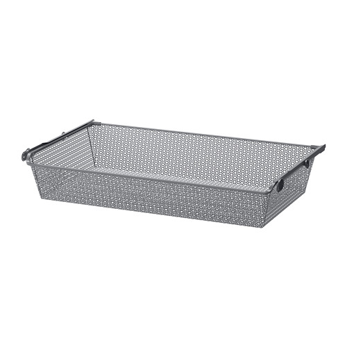 KOMPLEMENT metal basket with pull-out rail