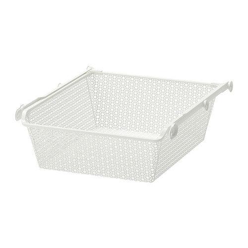 KOMPLEMENT metal basket with pull-out rail