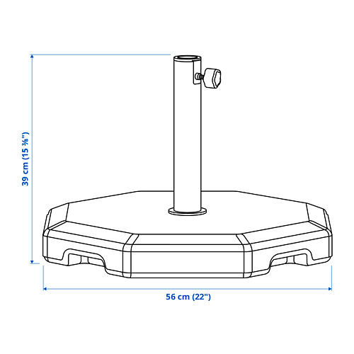 HUVÖN parasol base