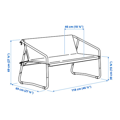 INGMARSÖ 2-seat sofa, in/outdoor