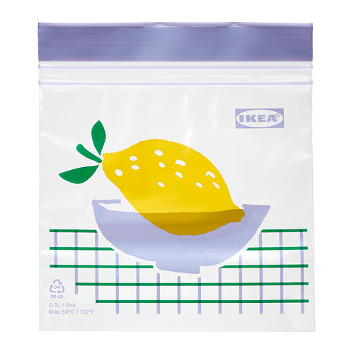 ISTAD - resealable bag, multicolour/patterned, 0.3 l | IKEA Hong Kong and Macau - E1018919_S4