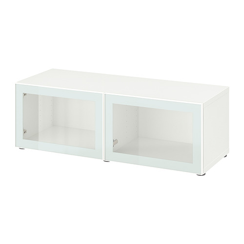 BESTÅ shelf unit with glass doors