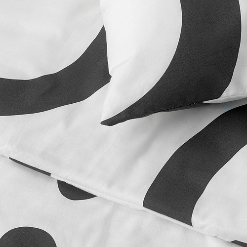 KLIPPBRÄCKA duvet cover and pillowcase