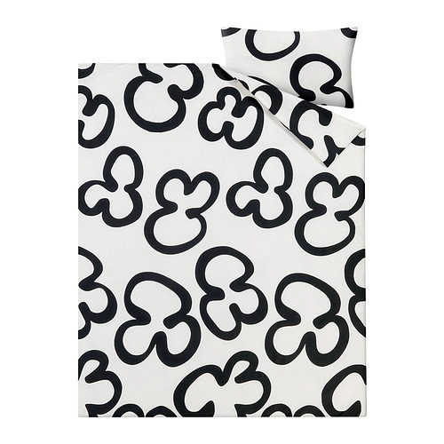 KLIPPBRÄCKA duvet cover and pillowcase