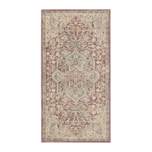 JÄRNVÄG - rug, low pile, ornament pattern pink/beige, 80x150 cm | IKEA Hong Kong and Macau - PE987295_S4