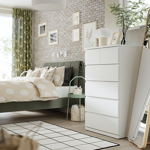 STORKLINTA chest of 6 drawers