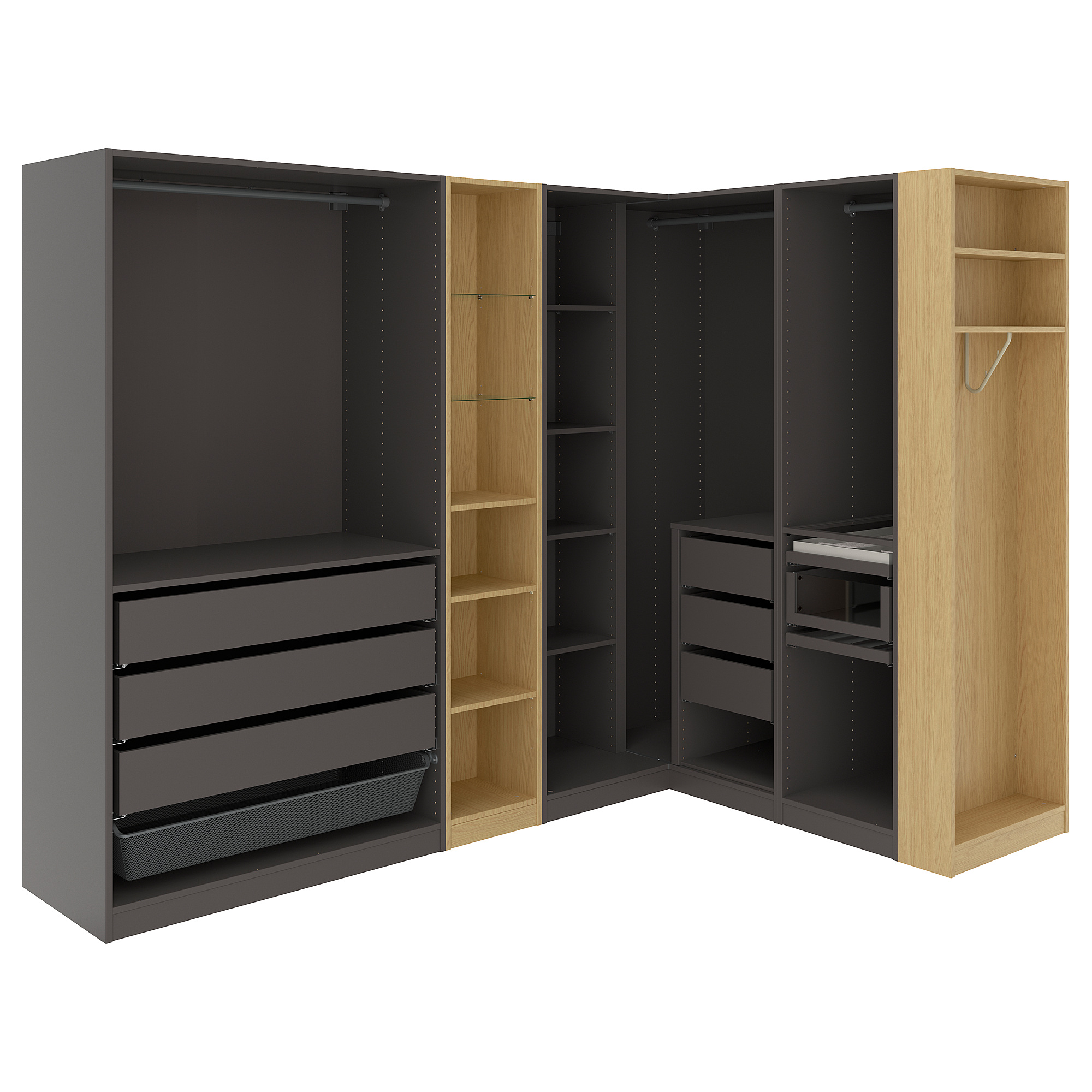 PAX corner wardrobe