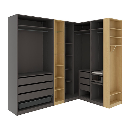 PAX corner wardrobe