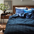 HAMPFLOCKEL duvet cover and 2 pillowcases