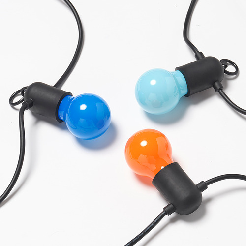 SOLVINDEN LED lighting chain with 12 bulbs