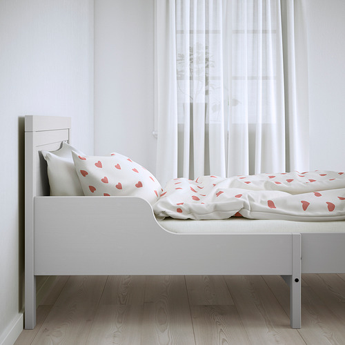 SUNDVIK ext bed frame with slatted bed base