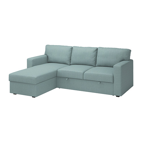 BÅRSLÖV 3-seat sofa-bed with chaise longue