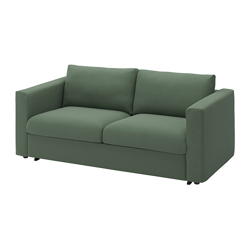 VIMLE - 2-seat sofa-bed, Knäbäck grey-green | IKEA Hong Kong and Macau - E1019368_S4