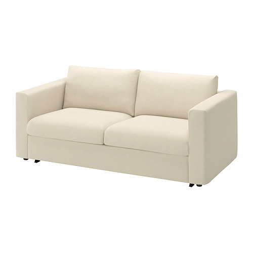VIMLE - 2-seat sofa-bed, Knäbäck light beige | IKEA Hong Kong and Macau - E1019367_S4