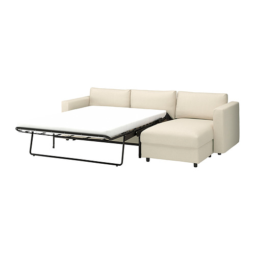 VIMLE 3-seat sofa-bed with chaise longue