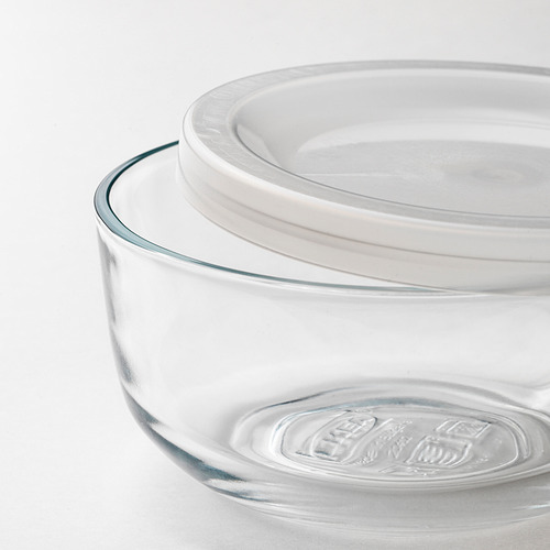 BESTÄMMA food container with lid, set of 3