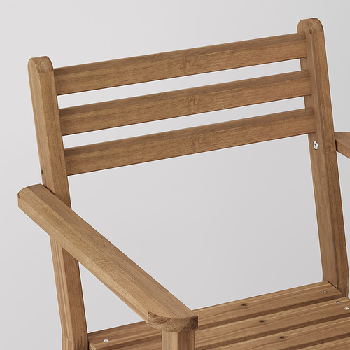 ASKHOLMEN chair with armrests, outdoor