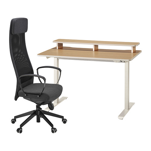 MARKUS/TRAVSPORT desk and chair