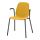 LEIFARNE - 餐椅, 深黃色/Dietmar 黑色 | IKEA 香港及澳門 - PE743603_S1