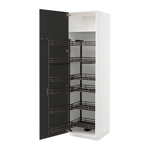 METOD high cabinet with pull-out larder