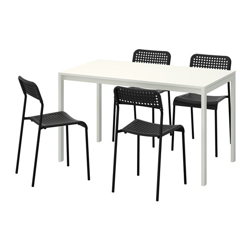 MELLTORP/ADDE table and 4 chairs