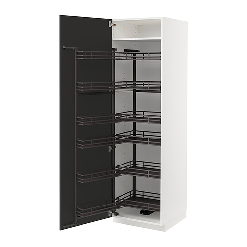 METOD high cabinet with pull-out larder