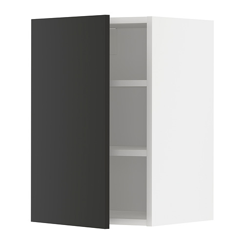 METOD wall cabinet with shelves