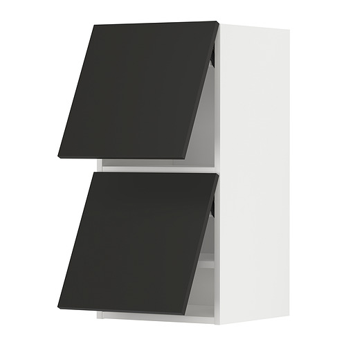 METOD wall cabinet horizontal w 2 doors