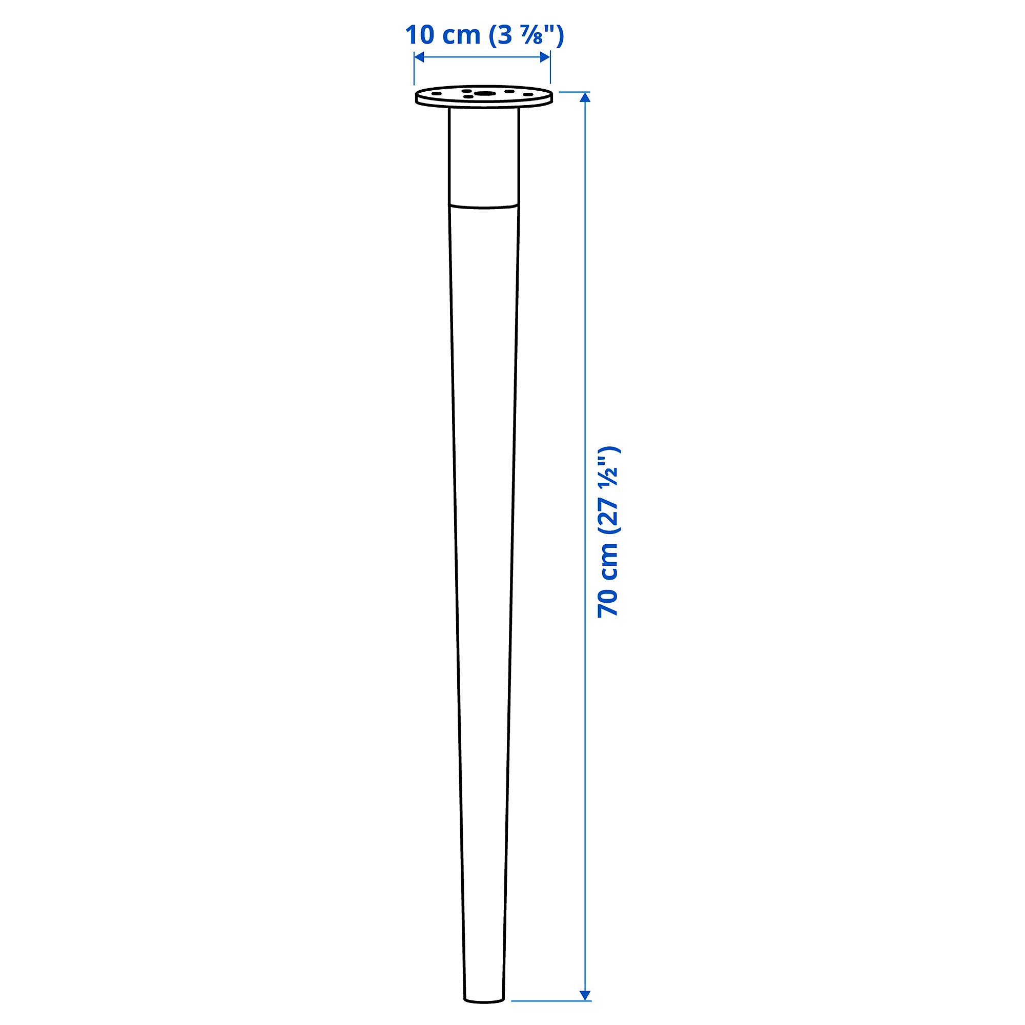 HILVER - leg cone-shaped, bamboo, 70 cm | IKEA Hong Kong and Macau