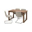 LUSTEBO/MÖRBYLÅNGA table and 4 chairs