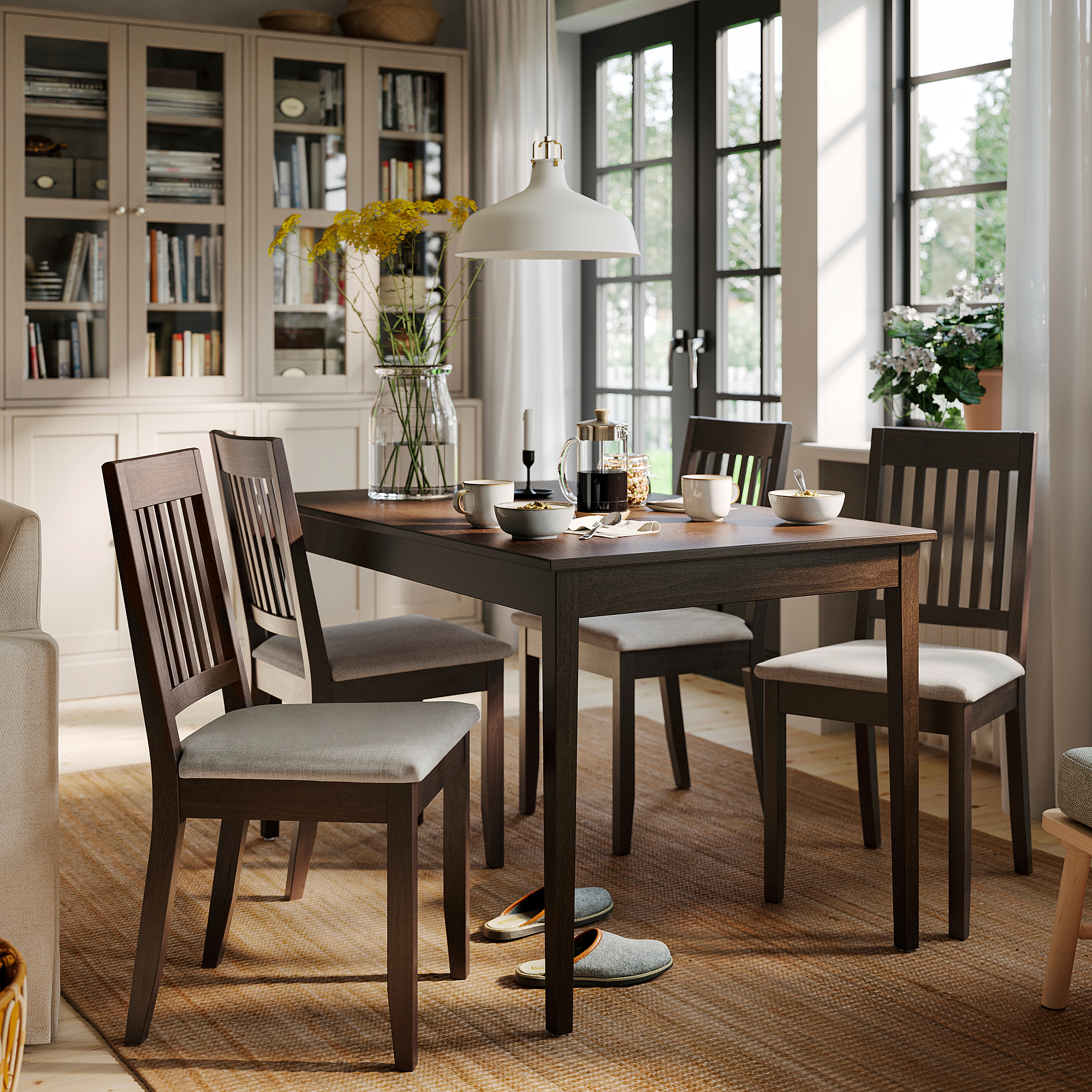 NÄSINGE/NÄSINGE table and 4 chairs