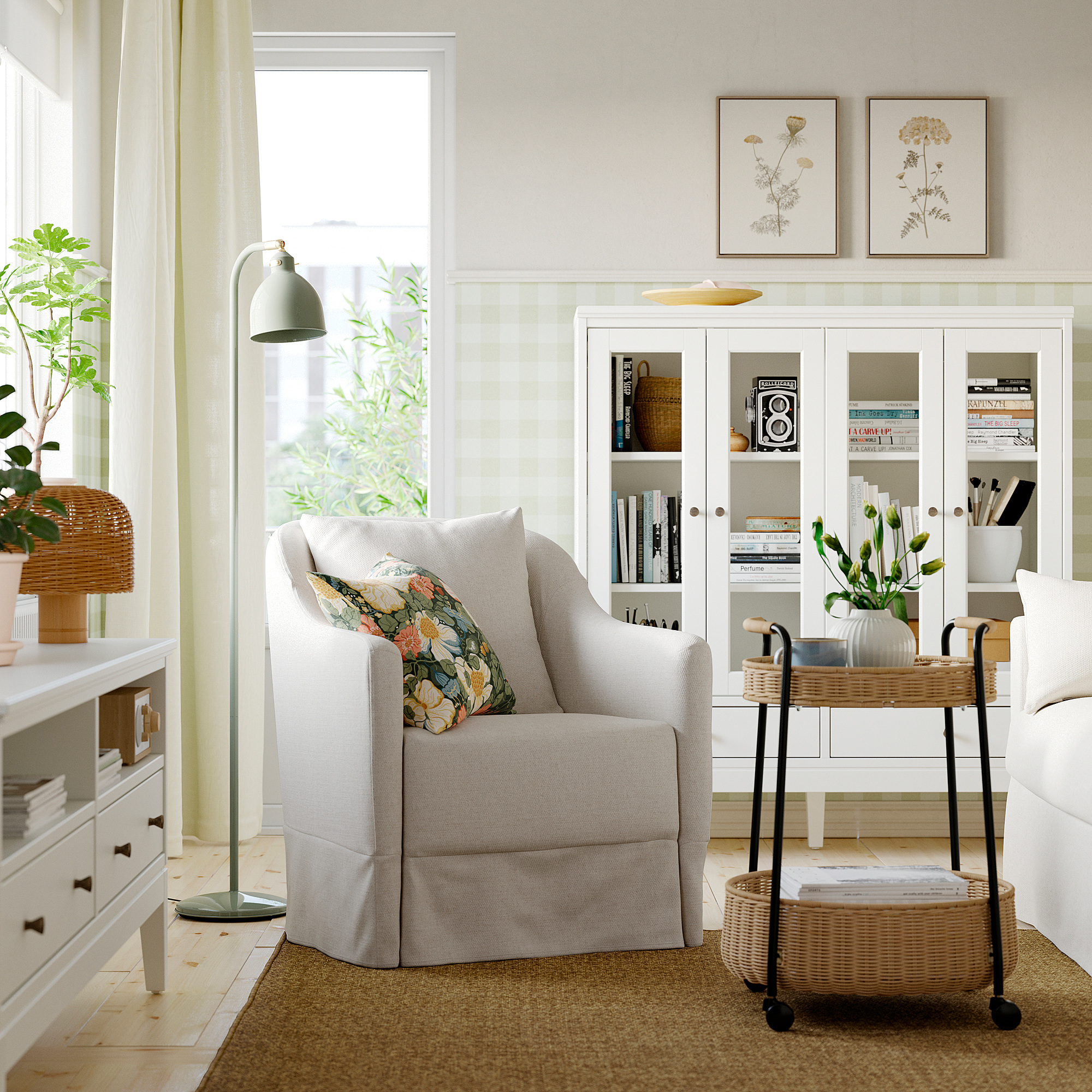 NORDKROKEN rocking and swivel armchair