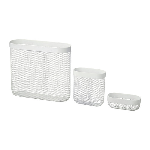 SKÅDIS storage basket, set of 3