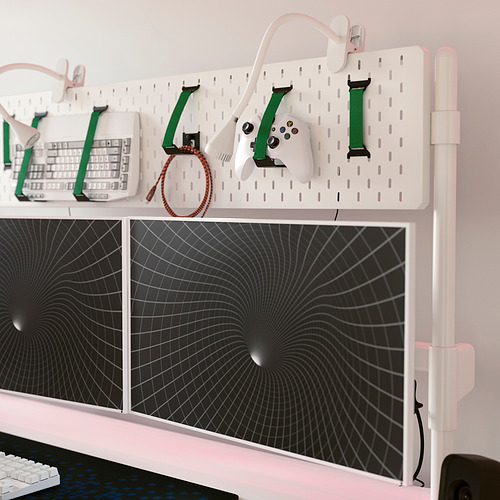 MÅLOMRÅDE gaming desk sit/stand